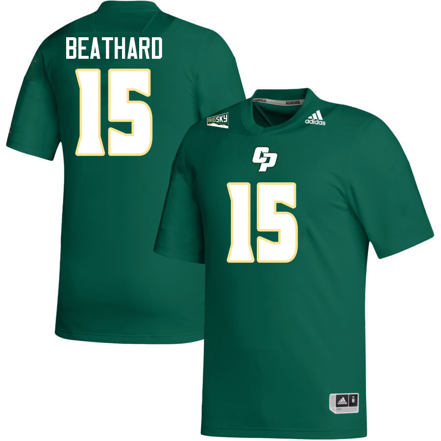 Cal Poly Mustangs #15 Bobby Beathard College Football Jerseys,Uniforms Stitched-Green